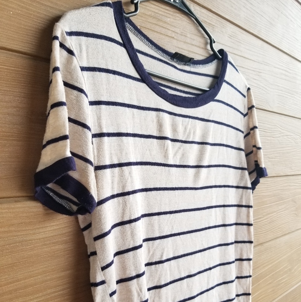 Classic striped casual love J tee - Picture 2 of 6